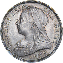 1899 Halfcrown - Victoria British Silver Coin - Superb