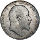 1907 Halfcrown - Edward VII British Silver Coin