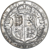 1910 Halfcrown - Edward VII British Silver Coin