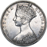 1849 Godless Florin - Victoria British Silver Coin - Very Nice