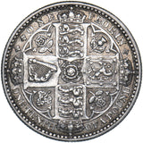 1849 Godless Florin - Victoria British Silver Coin - Very Nice