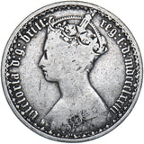 1873 Gothic Florin - Victoria British Silver Coin