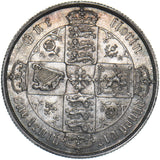 1874 Gothic Florin - Victoria British Silver Coin - Superb