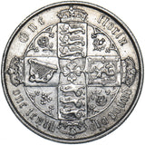 1880 Gothic Florin - Victoria British Silver Coin