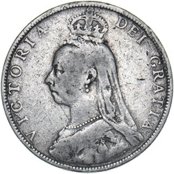 1892 Florin - Victoria British Silver Coin