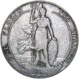 1908 Florin - Edward VII British Silver Coin