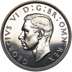 1937 Proof Florin - George VI British Silver Coin - Superb