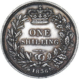 1836 Shilling - William IV British Silver Coin - Very Nice