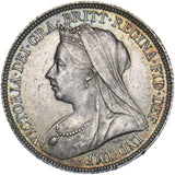 1896 Shilling - Victoria British Silver Coin - Very Nice