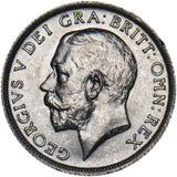 1912 Shilling - George V British Silver Coin - Very Nice