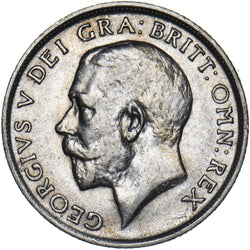 1913 Shilling - George V British Silver Coin - Nice