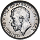 1917 Shilling - George V British Silver Coin - Very Nice