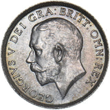 1918 Shilling - George V British Silver Coin - Superb