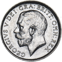 1919 Shilling - George V British Silver Coin - Very Nice