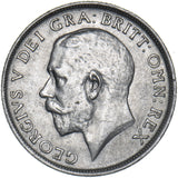 1920 Shilling - George V British Silver Coin - Very Nice