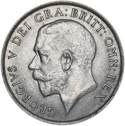 1921 Shilling - George V British Silver Coin - Very Nice