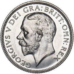 1927 Proof Shilling - George V British Silver Coin - Superb