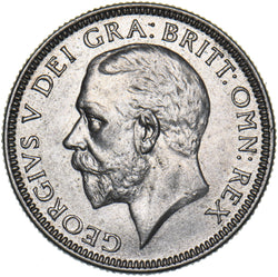 1929 Shilling - George V British Silver Coin - Very Nice