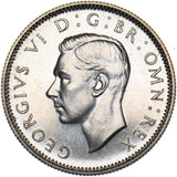 1937 Proof English Shilling - George VI British Silver Coin - Superb