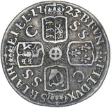 1723 SSC Sixpence - George I British Silver Coin - Nice