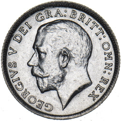 1919 Sixpence - George V British Silver Coin - Very Nice