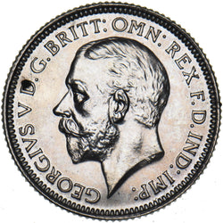 1927 Proof Sixpence - George V British Silver Coin - Very Nice