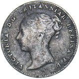 1861 Threepence - Victoria British Silver Coin