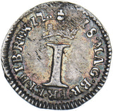 1718 Maundy Penny - George I British Silver Coin - Very Nice