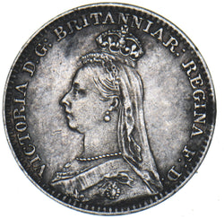 1892 Maundy Penny - Victoria British Silver Coin - Very Nice