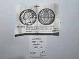 1847 Crown - Victoria British Silver Coin - Nice