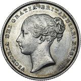 1852 Shilling - Victoria British Silver Coin - Very Nice