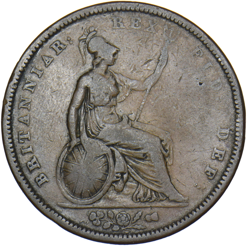 1831 Penny (.W.W On Truncation) - William IV British Copper Coin – The ...