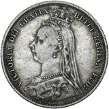 1890 Sixpence - Victoria British Silver Coin