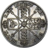 1887 Double Florin - Victoria British Silver Coin - Nice